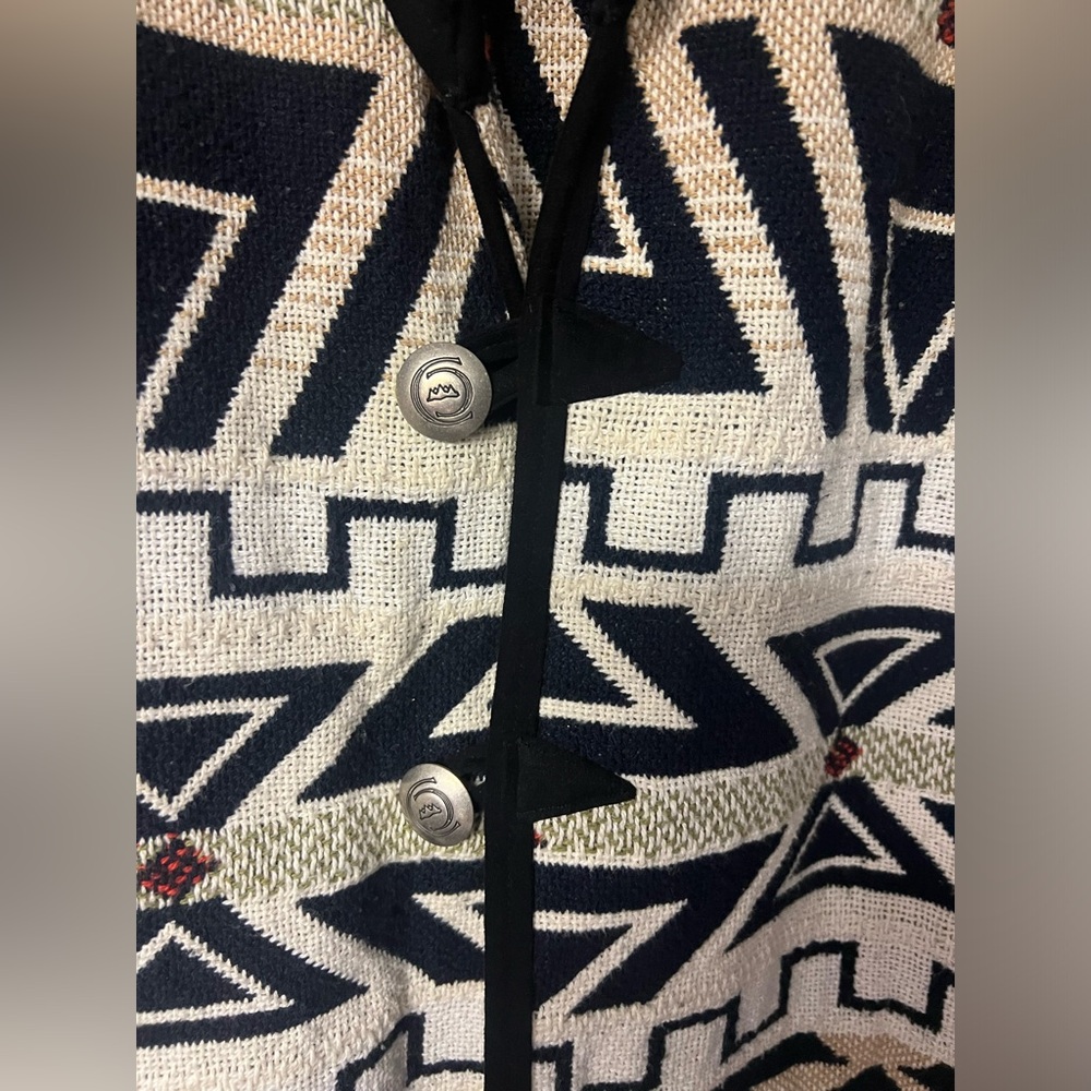 Patterned Reversible - Jacket Coat- Estimated Ove… - image 2